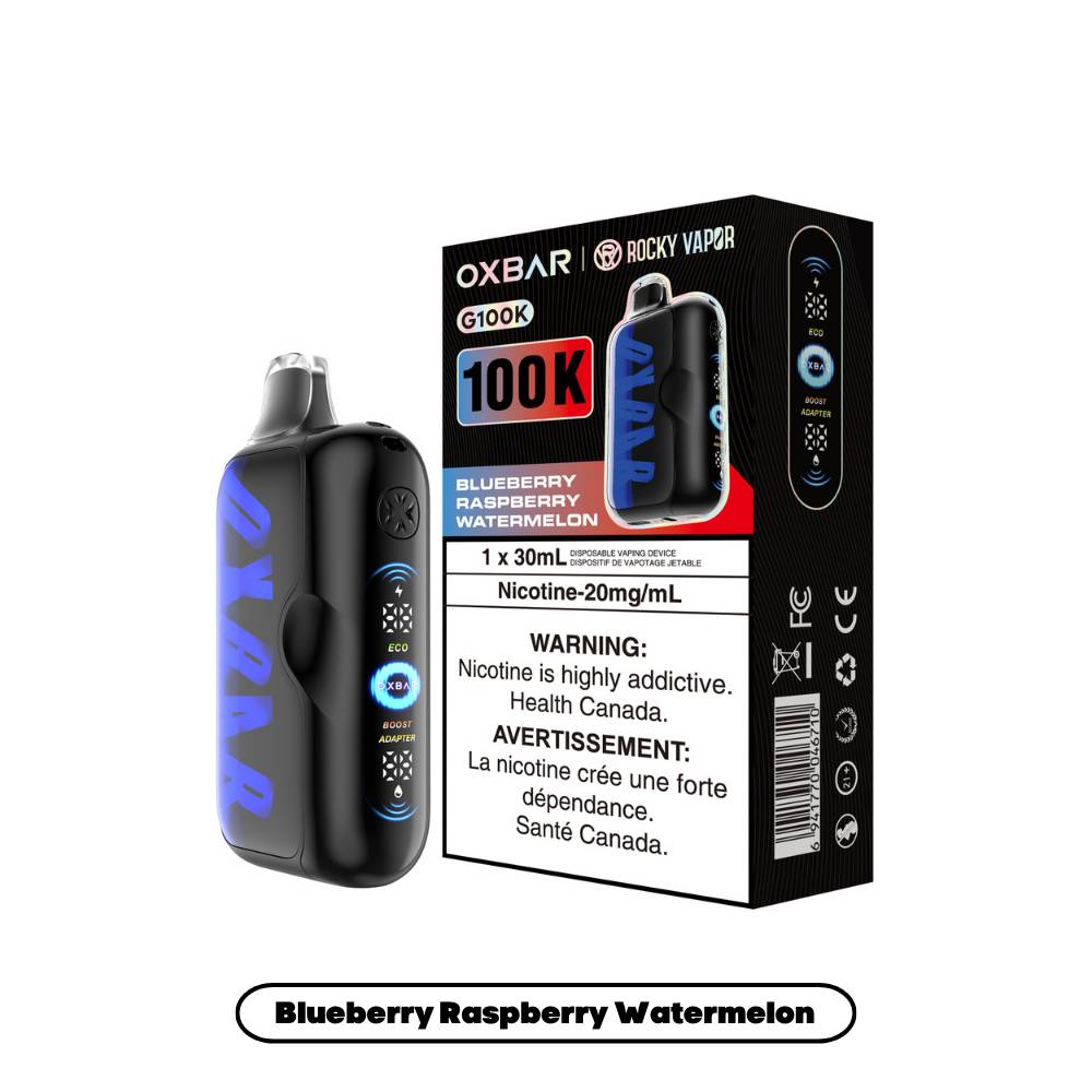 OXBAR Rocky Vapor G100K Disposable Vape Blueberry Watermelon